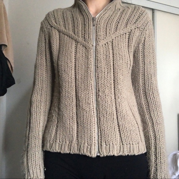 ESPRIT Zip-up Knit Sweater - Picture 1 of 10